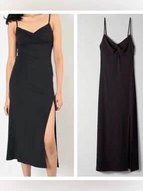 Wilfred Dress Black MIDI Meridian